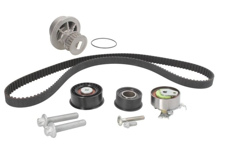 Kit distribuție HEPU (curea + intinzator + pompa de apa) pentru: OPEL ASTRA G, ASTRA G/KOMBI, ZAFIRA A 1.4/1.6 02.98-10.05