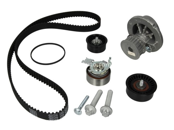 Kit distribuție HEPU (curea + intinzator + pompa de apa) pentru: OPEL ASTRA G, ASTRA G CLASSIC, ASTRA G/KOMBI, COMBO TOUR, COMBO/MINIVAN, CORSA C, MERIVA A, VECTRA C 1.4-1.6CNG 02.98-