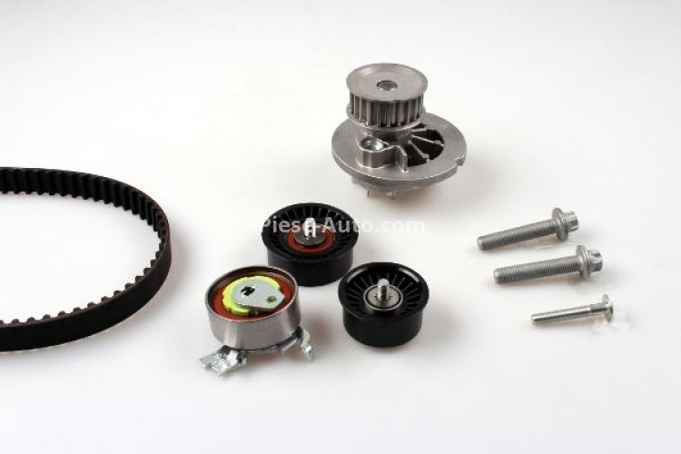 Kit distribuție HEPU (curea + intinzator + pompa de apa) pentru: OPEL ASTRA G, ASTRA G CLASSIC, ASTRA G/KOMBI, COMBO TOUR, COMBO/MINIVAN, CORSA C, MERIVA A, VECTRA C 1.4-1.6CNG 02.98-