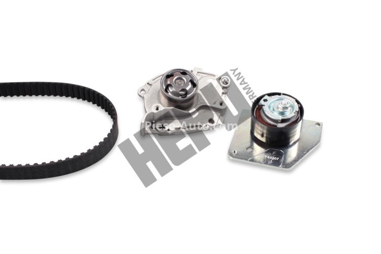 Kit distribuție HEPU (curea + intinzator + pompa de apa) pentru: RENAULT GRAND SCENIC III, MEGANE, MEGANE III, SCENIC III; SUZUKI GRAND VITARA II 1.9D 03.06-