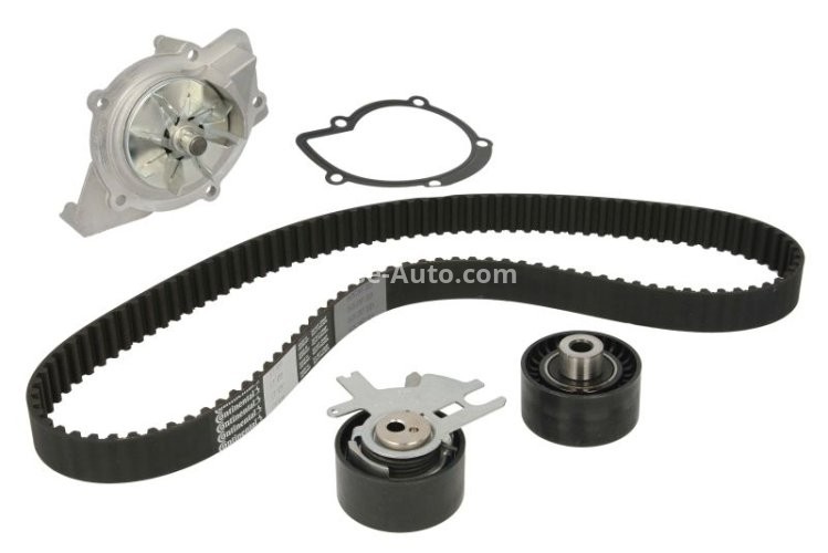 Kit distribuție HEPU (curea + intinzator + pompa de apa) pentru: VOLVO C30, C70 II, S40 II, S80 II, V50, V70 III; CITROEN C4, C4 GRAND PICASSO I, C4 I, C4 PICASSO I, C5 II, C5 III 2.0D 10.03-