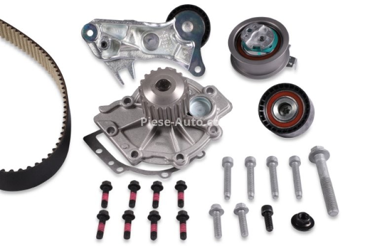 Kit distribuție HEPU (curea + intinzator + pompa de apa) pentru : VOLVO S60 II, S80 II, S90 II, V40, V60 I, V60 II, V70 III, V90 II, XC40, XC60 I, XC60 II, XC70 II, XC90 II 2.0/2.0D 09.13-