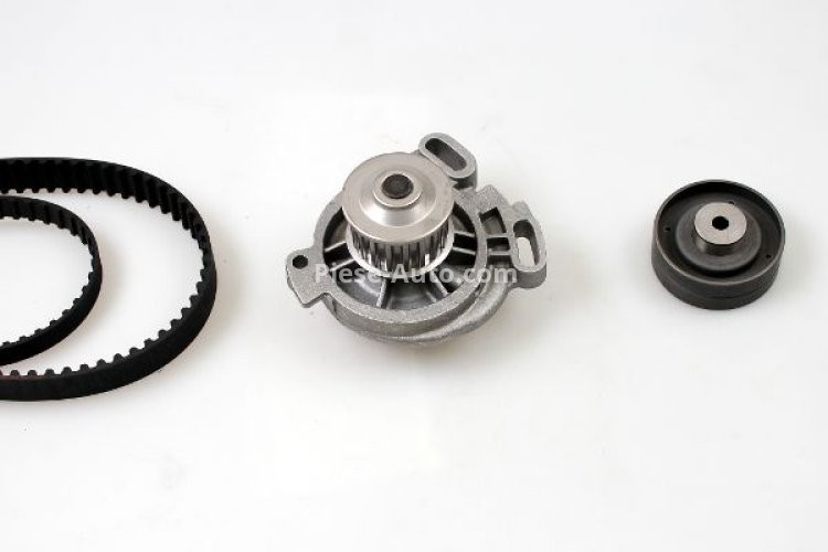 Kit distribuție HEPU (curea + intinzator + pompa de apa) pentru: VW TRANSPORTER T4 2.4D/2.5 07.90-04.03