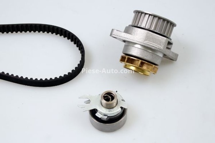 Kit distribuție HEPU (curea + intinzator + pompa de apa) pentru: VW POLO III, POLO/HATCHBACK 1.0 10.94-12.99