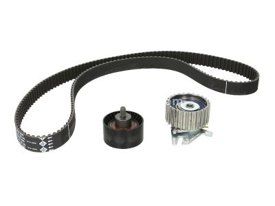 Kit distribuție INA (curea + role) pentru: ALFA ROMEO 145, 146, 155, 156, GT; FIAT BARCHETTA, PUNTO, STILO 1.6/1.8 04.95-03.12