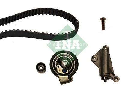 Kit distribuție INA (curea + role) pentru: AUDI A4 B5, A6 C4, A6 C5, CABRIOLET B3; SKODA SCALA; VW PASSAT B5 1.6D/1.8 11.94- 3