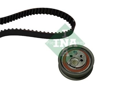 Kit distribuție INA (curea + role) pentru: AUDI 80 B4, A6 C4, CABRIOLET B3, COUPE B3; VW GOLF IV 2.0 05.89-06.02 3