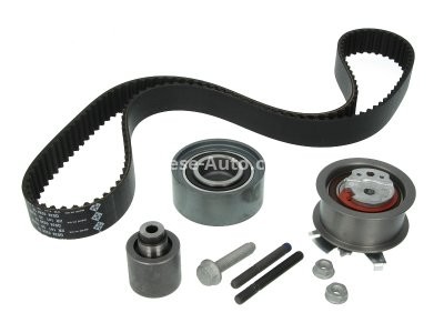 Kit distribuție INA (curea + role) pentru: AUDI A3, A4 B7, A6 C6; CHRYSLER SEBRING; DODGE AVENGER, CALIBER, JOURNEY; JEEP COMPASS, PATRIOT; MITSUBISHI GRANDIS 2.0D/2.2D/3.0 02.03-