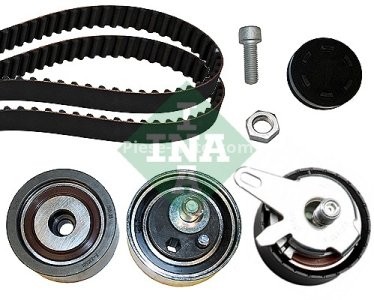 Kit distribuție INA (curea + role) pentru: AUDI A4 B5, A4 B6, A4 B7, A6 C5, A8 D2, ALLROAD C5; SKODA SUPERB I; VW PASSAT B5, PASSAT B5.5 2.5D 01.97-03.08 3