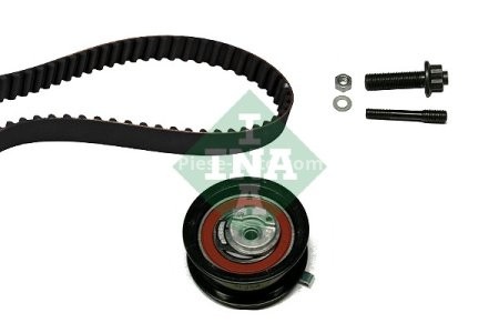 Kit distribuție INA (curea + role) pentru: AUDI 80 B4, A4 B5, A6 C4, A6 C5, CABRIOLET B3; FORD GALAXY I; SEAT ALHAMBRA, CORDOBA, CORDOBA VARIO, IBIZA II, INCA 1.7D/1.9D/1.9DH 07.90-01.04