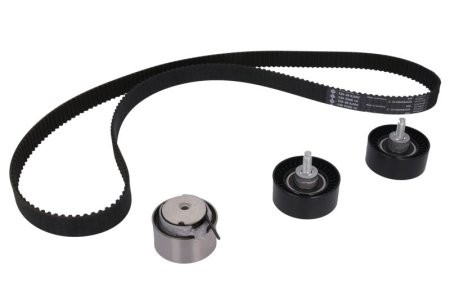Kit distribuție INA (curea + role) pentru: CHRYSLER VOYAGER III, VOYAGER IV; DODGE NITRO; JEEP CHEROKEE; LDV MAXUS 2.5D/2.8D 01.95-12.12