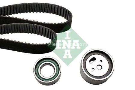Kit distribuție INA (curea + role) pentru: CITROEN C25, CX I, CX II; FIAT DUCATO; PEUGEOT J5 2.5/2.5D 02.78-07.94