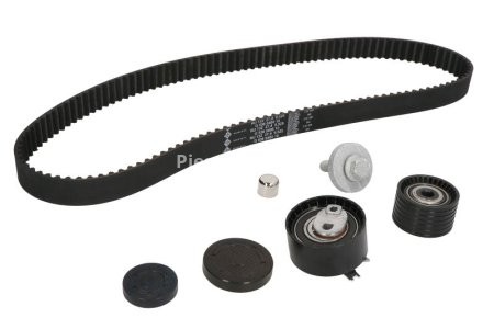 Kit distribuție INA (curea + role) pentru: DACIA DUSTER, DUSTER/SUV, LOGAN, LOGAN II, LOGAN MCV, SANDERO; LADA LARGUS; NISSAN KUBISTAR; RENAULT CLIO II, CLIO III 1.4-1.6LPG 11.97-