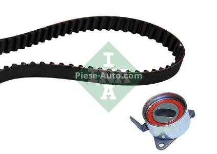 Kit distribuție INA (curea + role) pentru: DAIHATSU APPLAUSE I, APPLAUSE II, CHARADE IV, FEROZA, GRAN MOVE 1.5/1.6 10.88-