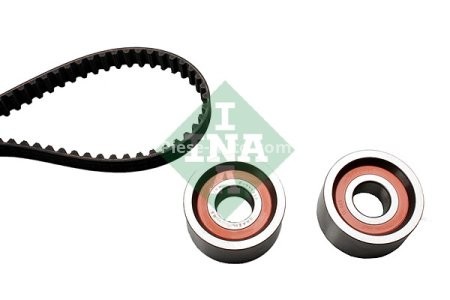 Kit distribuție INA (curea + role) pentru: IVECO DAILY I, DAILY II; FIAT DUCATO; RENAULT MASTER I 2.4D/2.5D 01.85-08.98 3
