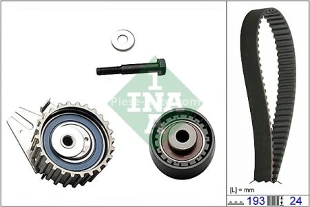 Kit distribuție INA (curea + role) pentru: FIAT BRAVA, BRAVO I, DOBLO, DOBLO/MINIVAN, MAREA, PALIO, PUNTO, PUNTO/HATCHBACK, STRADA 1.9D 03.96-