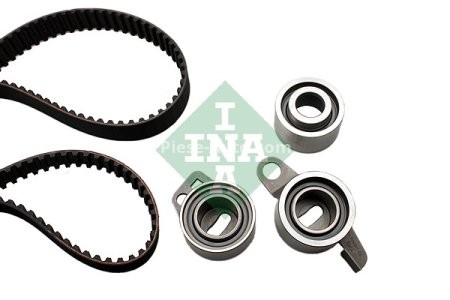 Kit distribuție INA (curea + role) pentru: HONDA ACCORD V, ACCORD VI, CIVIC VI; MG MG ZR, MG ZS; ROVER 200 II, 25 I, 400 II, 45 I, 600 I, STREETWISE 2.0D 05.94-10.05
