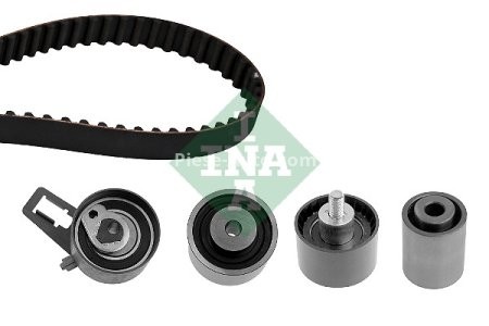 Kit distribuție INA (curea + role) pentru: HYUNDAI TERRACAN; KIA BONGO, CARNIVAL I, CARNIVAL II, CARNIVAL III, K2900 2.9D 08.99- 3