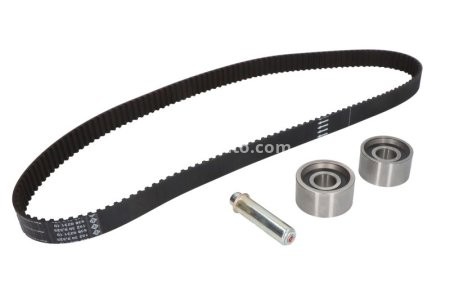 Kit distribuție INA (curea + role) pentru: IVECO DAILY II, DAILY III; RVI MASCOTT; CITROEN JUMPER I; FIAT DUCATO; OPEL ARENA, MOVANO A; PEUGEOT BOXER; RENAULT MASTER I 2.4D/2.5D/2.8D 09.86-