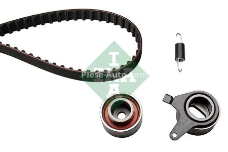 Kit distribuție INA (curea + role) pentru: KIA SHUMA, SHUMA I; MAZDA 323 C IV, 323 C V, 323 F IV, 323 F V, 323 III, 323 S IV, 323 S V, MX-3, MX-5 I, MX-5 II, XEDOS 6 1.5/1.6/1.8 10.85-10.05 3