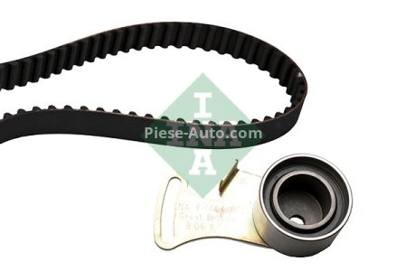 Kit distribuție INA (curea + role) pentru: FSO POLONEZ III; LAND ROVER FREELANDER I; LOTUS ELISE, ELISE 340 R; MG MG TF, MG ZR, MG ZT- T, MGF; ROVER 200 II, 25 I, 400 1.4/1.6/1.8 09.92-12.09