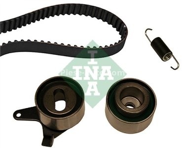 Kit distribuție INA (curea + role) pentru: MAZDA 323 C V, 323 F V, 323 F VI, 323 P V, 323 S V, 323 S VI 1.5/1.6 07.94-05.04 3