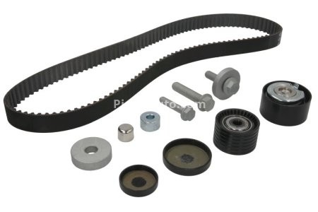 Kit distribuție INA (curea + role) pentru: NISSAN PRIMASTAR, TERRANO; OPEL VIVARO A; RENAULT AVANTIME, CLIO III, DUSTER, ESPACE IV, GRAND SCENIC II, KAPTUR, LAGUNA 1.5D/1.8/2.0 09.99-