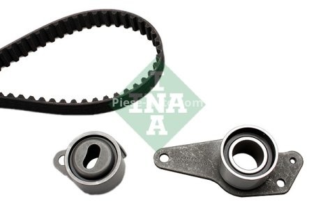 Kit distribuție INA (curea + role) pentru: VOLVO 440, 460, 480; RENAULT LAGUNA I, MEGANE I, MEGANE I CLASSIC, MEGANE I COACH, MEGANE SCENIC 2.0 08.92-08.03
