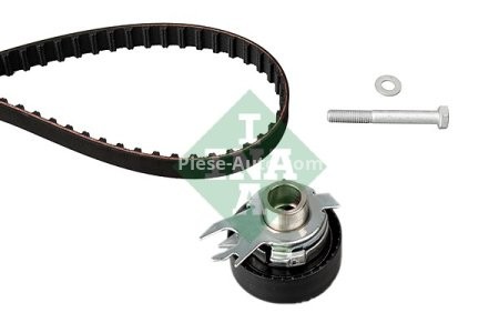 Kit distribuție INA (curea + role) pentru: SEAT AROSA, CORDOBA, IBIZA II, IBIZA III, INCA; VW CADDY II, CADDY II/MINIVAN, FOX, LUPO I, POLO, POLO III CLASSIC 1.0/1.4/1.6 09.93-12.09