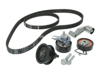 Kit distribuție INA (curea + role) pentru: SEAT LEON, TOLEDO II; VW BORA, BORA I, GOLF IV, LUPO I, POLO III 1.4/1.6 04.96-06.06