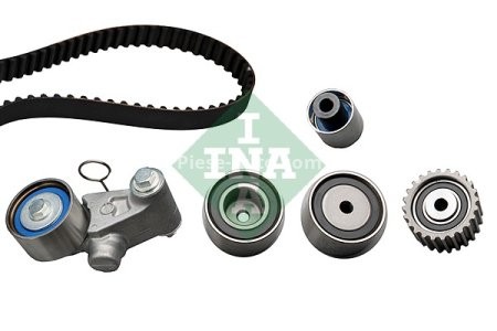 Kit distribuție INA (curea + role) pentru: SUBARU FORESTER, IMPREZA 2.0/2.5 03.94-05.08