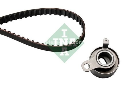 Kit distribuție INA (curea + role) pentru: TOYOTA AVENSIS, CARIBE, CARINA E VI, CARINA VII, COROLLA, SPRINTER, SPRINTER CARIB, VIOS / SOLUNA VIOS 1.3/1.5/1.6 10.87-01.08