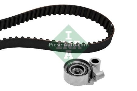 Kit distribuție INA (curea + role) pentru: TOYOTA CAMRY, DYNA, FORTUNER, HIACE / COMMUTER V, HIACE IV, HIACE V, HILUX, HILUX VI, HILUX VII, LAND CRUISER, LAND CRUISER 90 2.5D/3.0/3.0D 02.00-