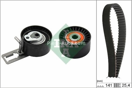 Kit distribuție INA (curea + role) pentru: VOLVO C30, S40 II, S60 II, S80 II, V40, V50, V60 I, V70 III; CITROEN BERLINGO, BERLINGO MULTISPACE, BERLINGO/MINIVAN, C3 II, C3 PICASSO 1.6D 08.05- 3