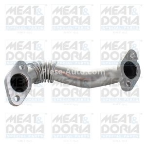 Conductă EGR - recirculare gaze eșapament pentru: SEAT ALTEA, ALTEA XL, IBIZA IV, LEON; SKODA FABIA II, OCTAVIA II, RAPID, ROOMSTER, YETI; VW BEETLE, CADDY III 1.6D/1.9D 05.09-