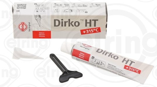 Silicon de etansare, linie: DIRKO, capacitate: 0,07l, interval de temperatura: -60/315°C, silicon, bej, tub,FLEXIBIL, rezistent UV