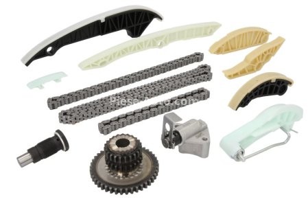 Kit lanț distribuție HEPU (lanț + pinioane) pentru: AUDI A3, A4 ALLROAD B8, A4 B8, A5, A6 C7, Q5; SEAT EXEO, LEON, LEON SC; SKODA OCTAVIA III; VW GOLF VII, MULTIVAN T5, TRANSPORTER T5 1.8/2.0 10.07-