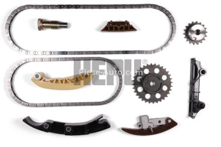 Kit lanț distribuție HEPU (lanț + pinioane) pentru: AUDI A3, TT; PORSCHE CAYENNE; SEAT ALHAMBRA, TOLEDO II; VW BORA, BORA I, EOS, GOLF IV, GOLF V, MULTIVAN T5, PASSAT B5.5, PHAETON, SHARAN 2.3/2.8/3.2 03.99-06.10