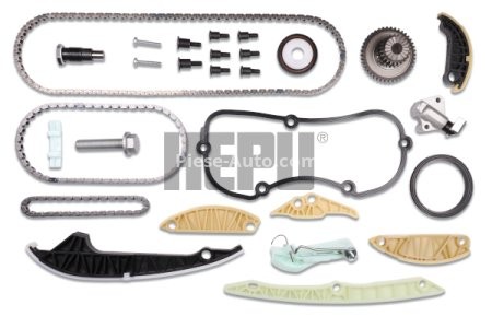 Kit lanț distribuție HEPU (lanț + pinioane) pentru: AUDI A3, A4 B8, A5, TT; SEAT ALHAMBRA, ALTEA, ALTEA XL, EXEO, EXEO ST, LEON, TOLEDO III; SKODA OCTAVIA II, SUPERB II, YETI; VW BEETLE, CC B7, EOS 1.8/2.0 09.04-