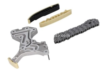 Kit lanț distribuție SWAG (lanț + elemente) pentru: AUDI A3, Q3, TT; VW BEETLE, GOLF V, JETTA III, JETTA IV, NEW BEETLE, PASSAT B7 2.0/2.0D/2.5 07.05-