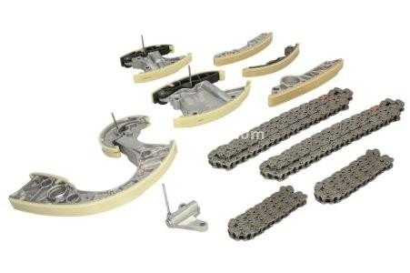 Kit lanț distribuție SWAG (lanț + elemente) pentru: AUDI A4 B7, A6 ALLROAD C6, A6 C6, A8 D3, Q7; VW TOUAREG 2.7D/3.0D 08.03-08.11