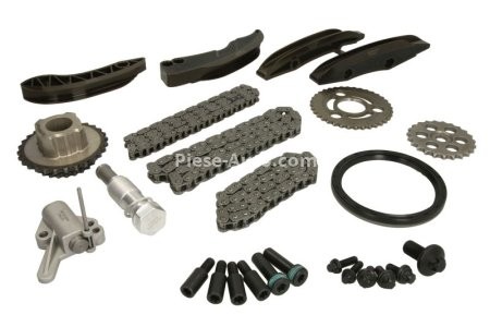 Kit lanț distribuție HEPU (lanț + pinioane) pentru: BMW 3 (E90), 3 (E91), 3 (E92), 3 (E93), 3 (F30, F80), 3 (F31), 3 GRAN TURISMO (F34), 4 (F32, F82), 4 (F33, F83), 4 GRAN COUPE (F36), 5 (F10), 5 (F11) 3.0D 06.05-
