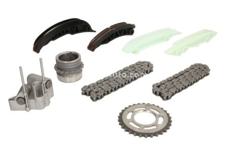 Kit lanț distribuție HEPU (lanț + pinioane) pentru: BMW 1 (E87), 3 (E46), 3 (E90), 3 (E91), 3 (E92), 3 (E93), 5 (E60), 5 (E61), 7 (E65, E66, E67), X3 (E83), X5 (E53), X5 (E70) 2.0D/2.5D/3.0D 09.01-12.13