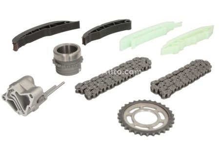 Kit lanț distribuție HEPU (lanț + pinioane) pentru: BMW 1 (E87), 3 (E46), 3 (E90), 3 (E91), 3 (E92), 3 (E93), 5 (E60), 5 (E61), 7 (E65, E66, E67), X3 (E83), X5 (E53), X5 (E70) 2.0D/2.5D/3.0D 09.01-12.13