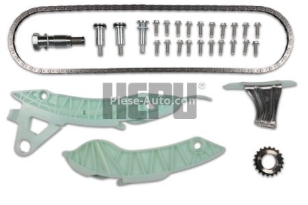 Kit lanț distribuție HEPU (lanț + pinioane) pentru: BMW 1 (F20), 1 (F21), 3 (F30, F80); CITROEN BERLINGO MULTISPACE, BERLINGO/MINIVAN, C3 II, C3 PICASSO, C4, C4 GRAND PICASSO I, C4 GRAND PICASSO II 1.4-1.6LPG 09.06-