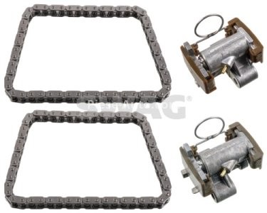 Kit lanț distribuție SWAG (lanț + elemente) pentru: BMW 5 (E39), 7 (E38), 8 (E31), X5 (E53); LAND ROVER RANGE ROVER III 3.5/4.4/4.6 02.96-08.05