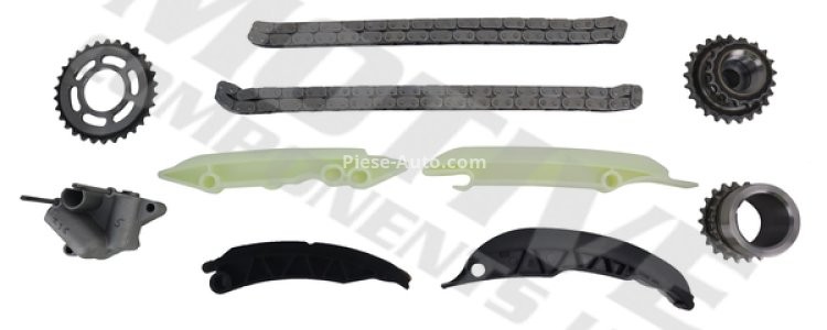 Kit lanț distribuție MOTIVE (lanț + pinioane) pentru: BMW 1 (E87), 3 (E46), 3 (E90), 3 (E91), 3 (E92), 3 (E93), 5 (E60), 5 (E61), 7 (E65, E66, E67), X3 (E83), X5 (E53), X5 (E70) 2.0D/2.5D/3.0D 09.01-12.13