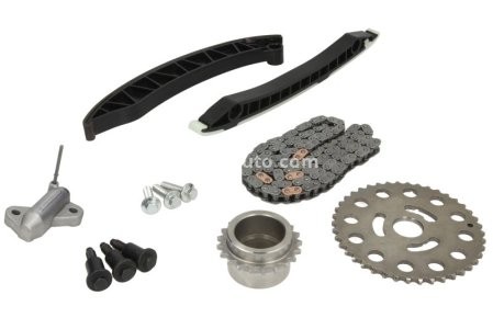 Kit lanț distribuție MOTIVE (lanț + pinioane) pentru: CHEVROLET ORLANDO; NISSAN PRIMASTAR, QASHQAI I, X-TRAIL II; OPEL ASTRA H, ASTRA J, INSIGNIA A, MERIVA A, MOKKA / MOKKA X, VECTRA C, VIVARO A 1.6-2.0D 04.01-