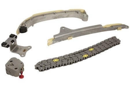 Kit lanț distribuție HEPU (lanț + elmente) pentru: DAIHATSU CHARADE VIII; SUBARU TREZIA; TOYOTA AURIS, COROLLA, IQ, URBAN CRUISER, VERSO S, YARIS 1.3/1.33 11.08-