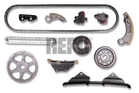 Kit lanț distribuție HEPU (lanț + pinioane) pentru: HONDA ACCORD VII, CIVIC VIII, CR-V II, CR-V III, FR-V 2.2D 01.04-